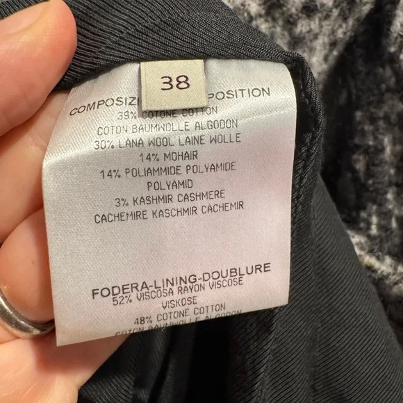 NWT Stella McCartney wool print kimono coat - Picture 8 of 9